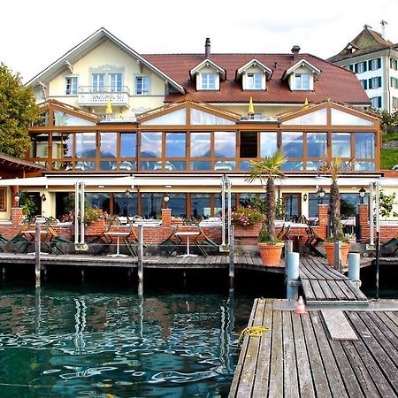 Hotel Restaurant Bellevue Au Lac Thun Dış mekan fotoğraf