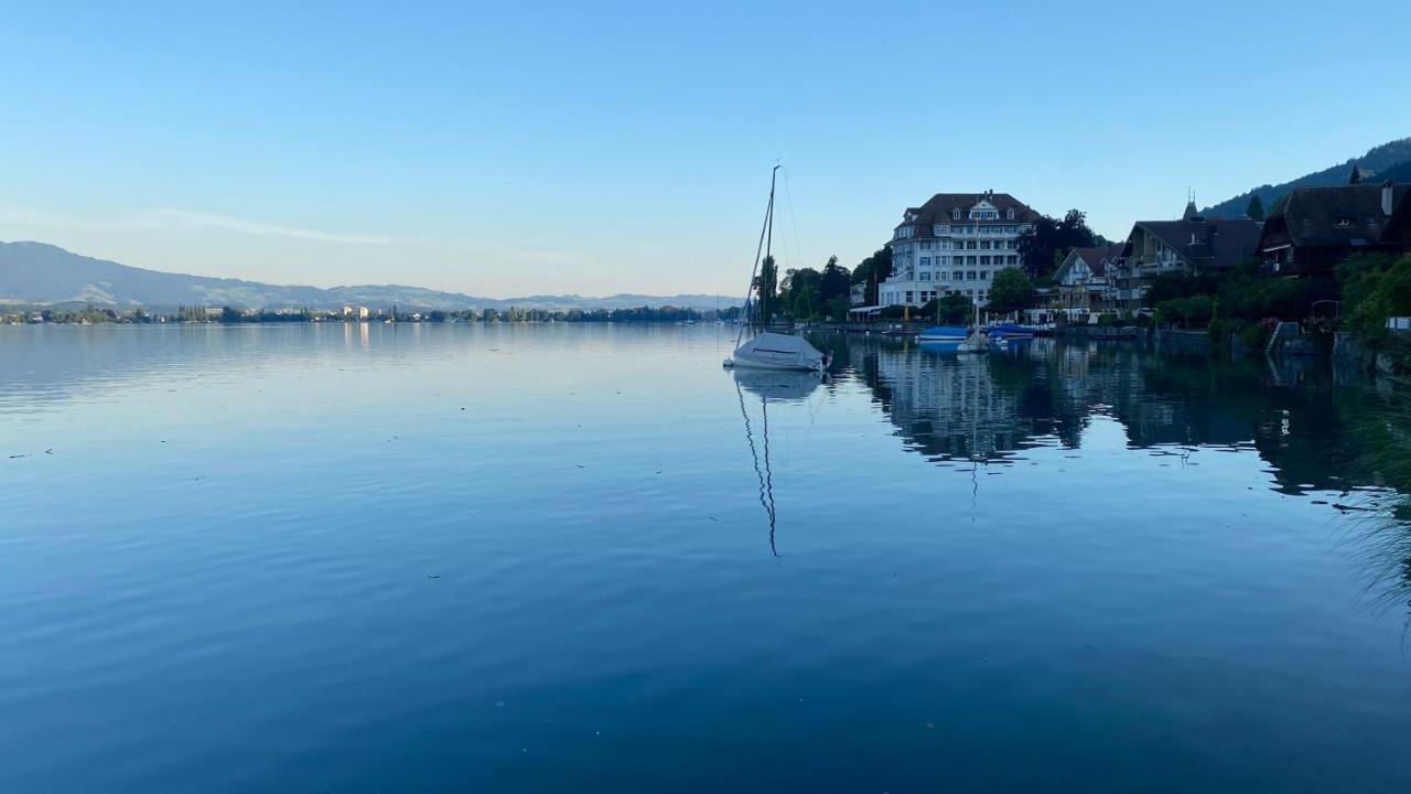 Hotel Restaurant Bellevue Au Lac Thun Dış mekan fotoğraf