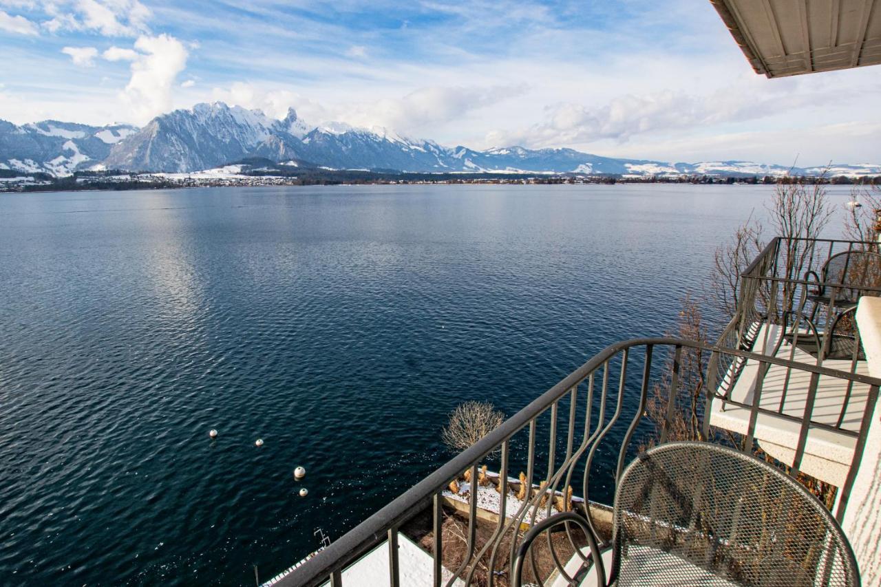 Hotel Restaurant Bellevue Au Lac Thun Dış mekan fotoğraf