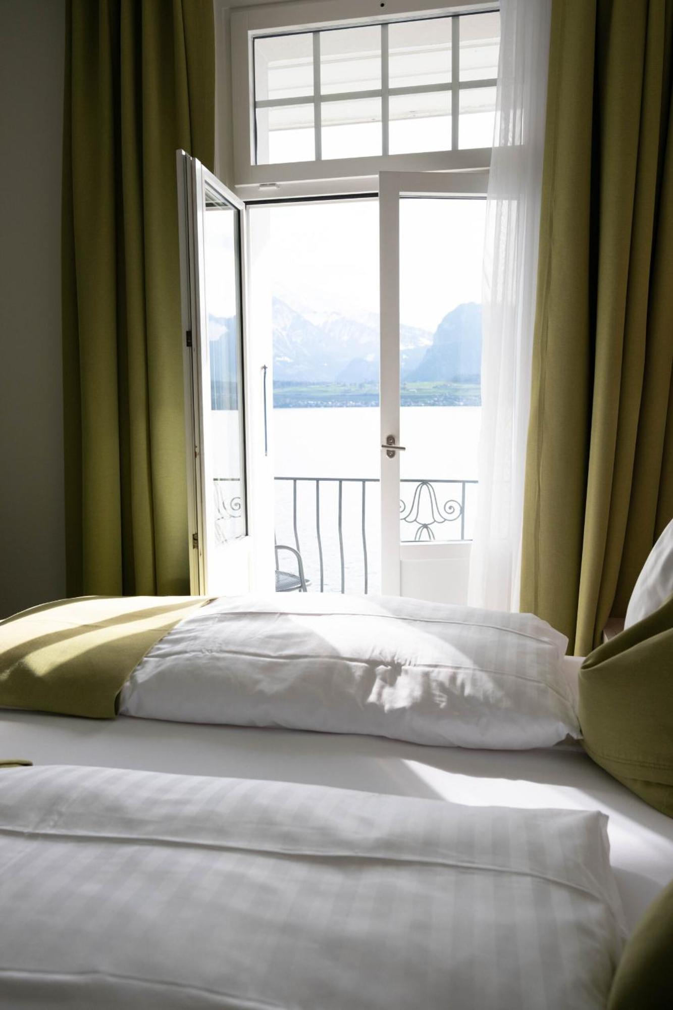 Hotel Restaurant Bellevue Au Lac Thun Dış mekan fotoğraf