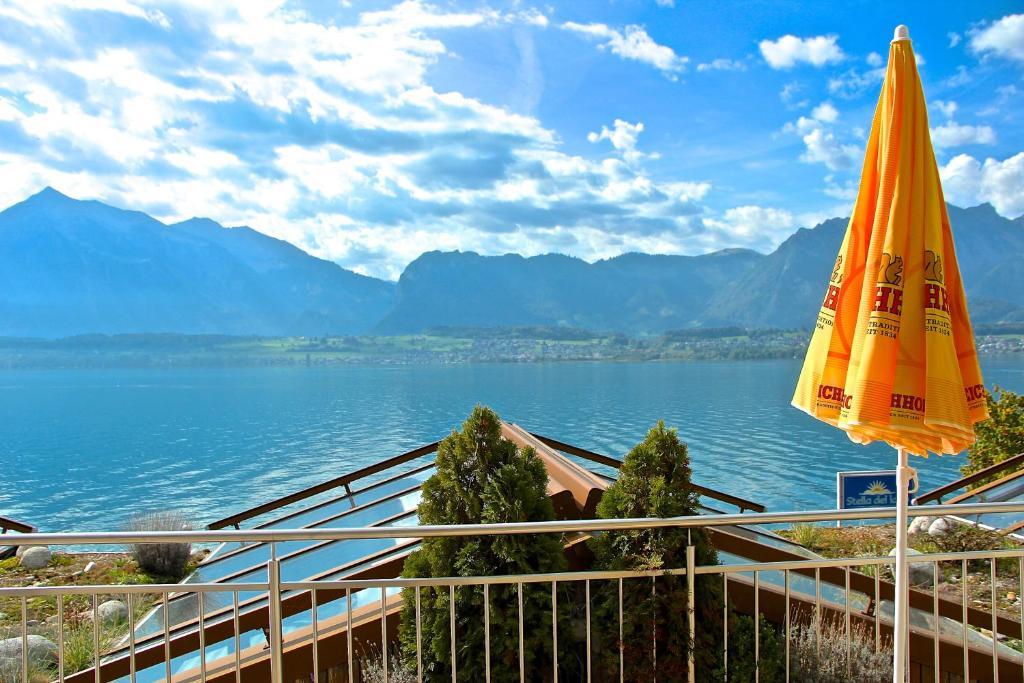 Hotel Restaurant Bellevue Au Lac Thun Dış mekan fotoğraf