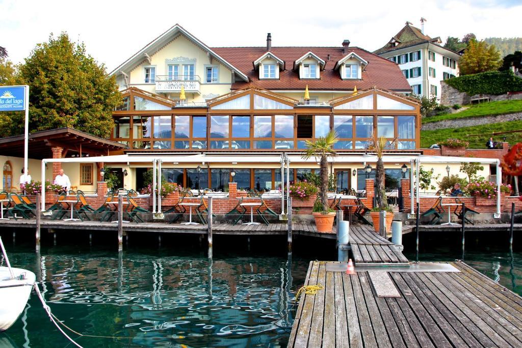 Hotel Restaurant Bellevue Au Lac Thun Dış mekan fotoğraf