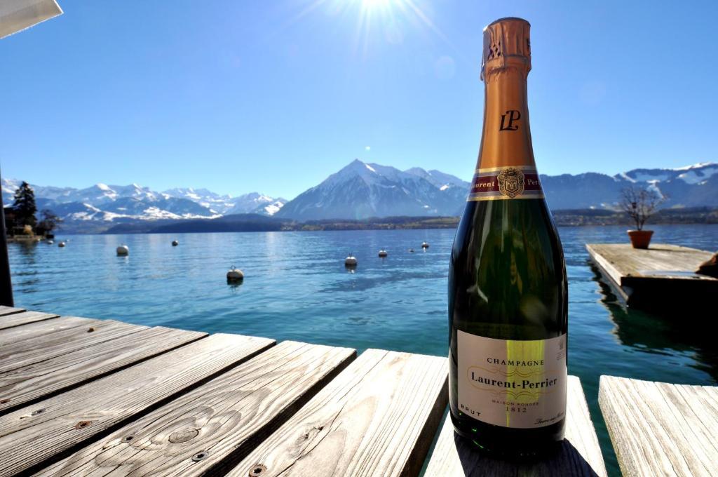 Hotel Restaurant Bellevue Au Lac Thun Dış mekan fotoğraf